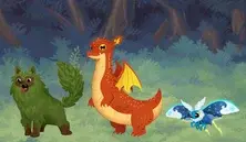 A Strange Creature Joined My Party